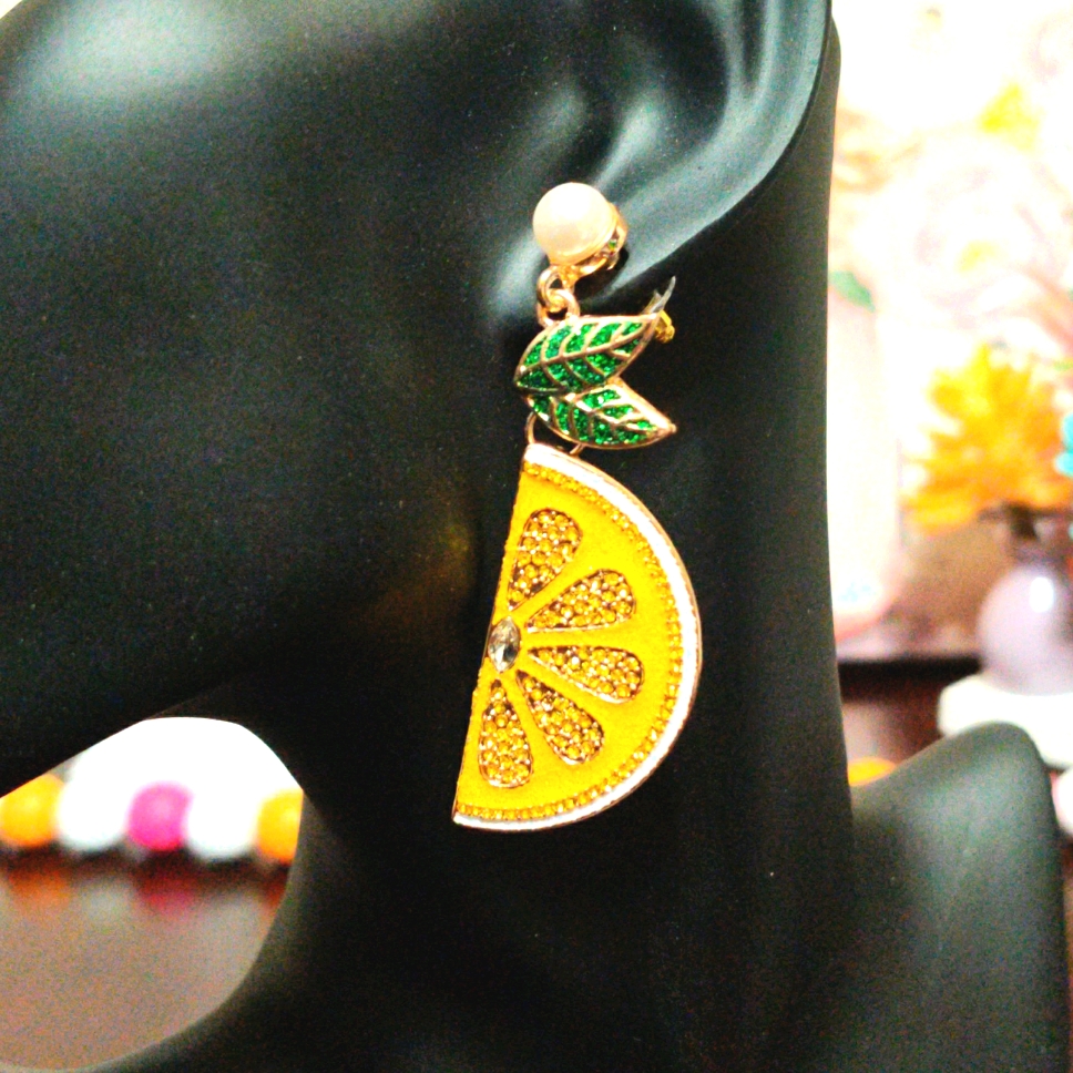 Noir Lemon Earrings